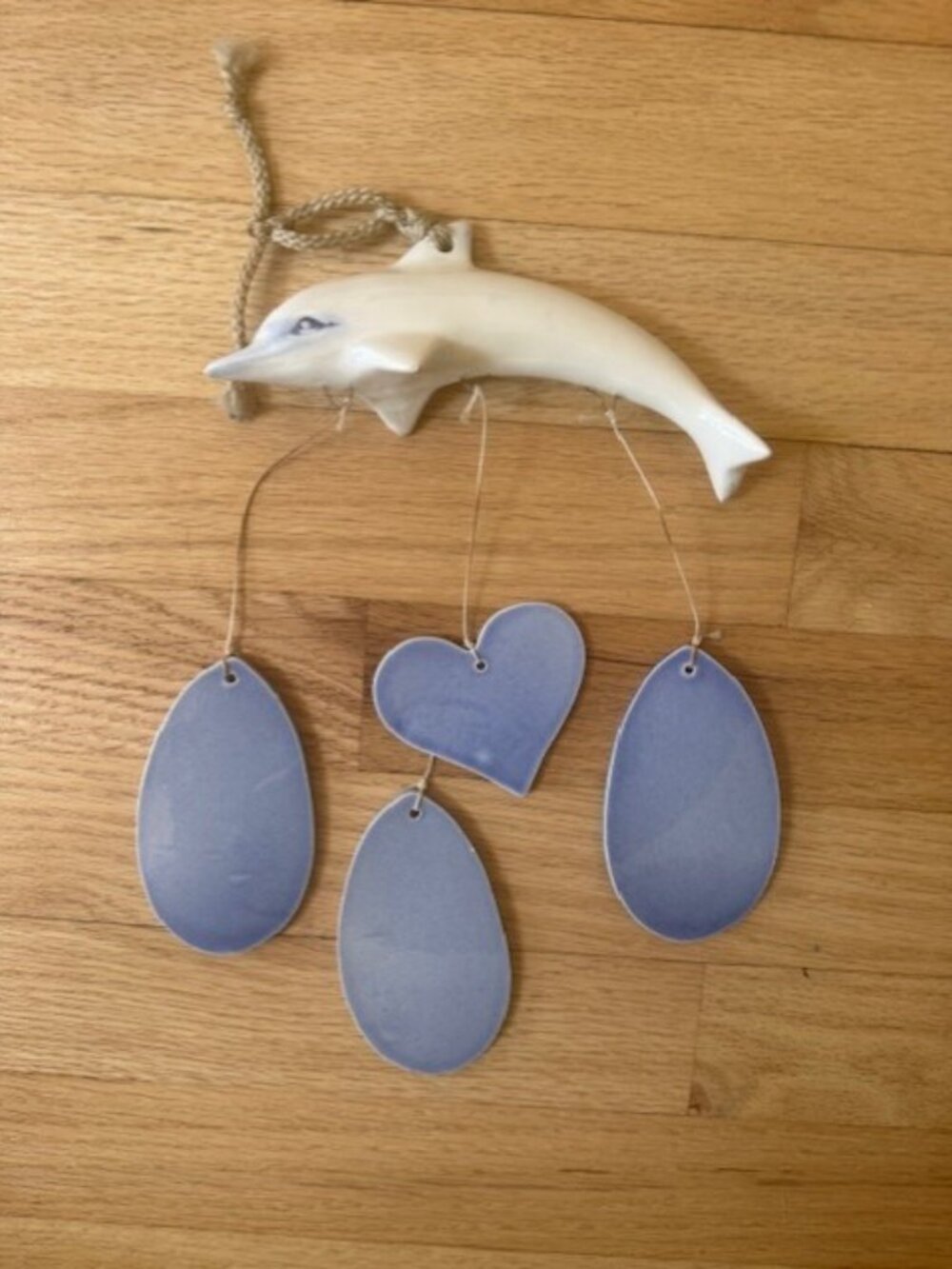 Ceramic Dolphin Wind Chime